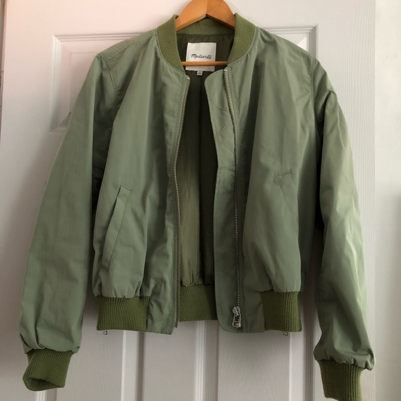 side zip bomber jacket